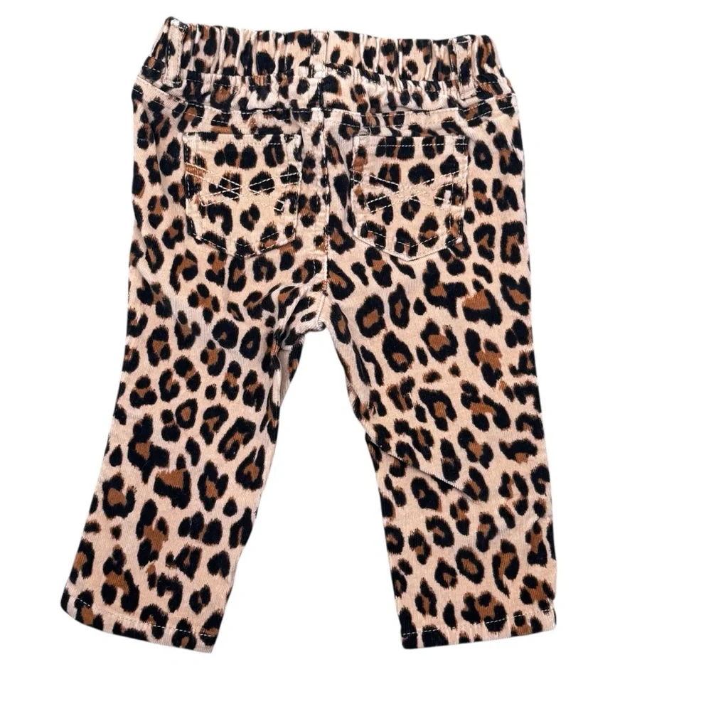 Baby GAP Leopard Corduroy Animal Print Jeans Girls 12-18 Months